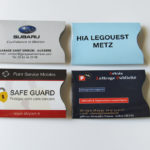 bezpečnostní pouzdro na platební kartu